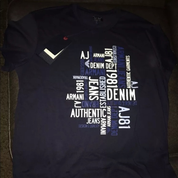 mens armani jeans t shirt